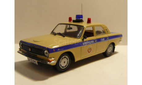 Волга ГАЗ 2410 Милиция ГАИ СССР, масштабная модель, scale43