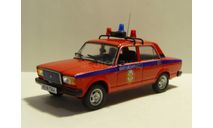 ВАЗ 2107 Милиция ГАИ СССР, масштабная модель, scale43