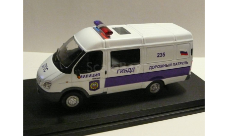 ГАЗ 2705 Милиция Дорожный патруль ДПС, масштабная модель, Конверсии мастеров-одиночек, scale43