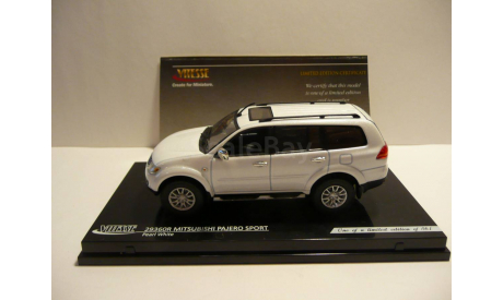 Mitsubishi Pajero Sport pearl white, масштабная модель, Vitesse, 1:43, 1/43