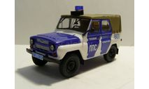 УАЗ 469 Милиция ППС Кемерово, масштабная модель, scale43