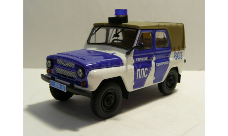 УАЗ 469 Милиция ППС Кемерово, масштабная модель, scale43