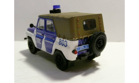 УАЗ 469 Милиция ППС Кемерово, масштабная модель, scale43