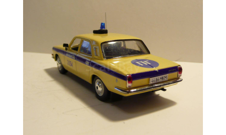 Волга ГАЗ 24-10 Милиция ПГ Москва, масштабная модель, scale43