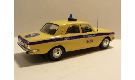 Волга ГАЗ 24-10 Милиция ПГ Москва, масштабная модель, scale43