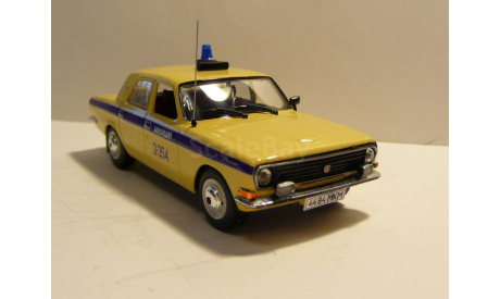 Волга ГАЗ 24-10 Милиция ПГ Москва, масштабная модель, scale43