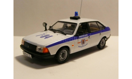 Москвич 2141 Муниципальная Милиция Москва, масштабная модель, scale43