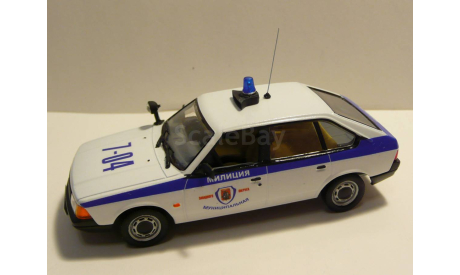 Москвич 2141 Муниципальная Милиция Москва, масштабная модель, scale43