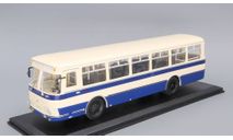 4002B ЛиАЗ 677 бежево-синий, масштабная модель, Classicbus, 1:43, 1/43