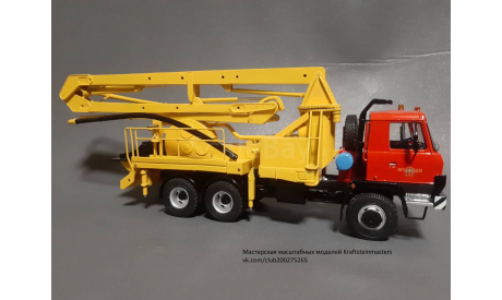 ​КИТ надстройки бетононасос bpfr M27-23 на Tatra T815, сборная модель автомобиля, Kraftsteinmasters, scale43