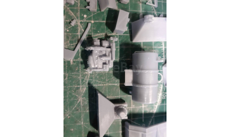 КИТ Полуприцеп-автобетоновоз Zremb nb-181, сборная модель автомобиля, Kraftsteimasters, 1:43, 1/43