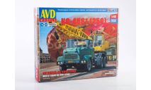 надстройка без шасси Автокран КС-4561(250) AVD Models KIT, сборная модель автомобиля, КрАЗ, 1:43, 1/43