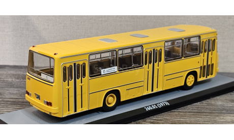 Автобус Икарус 260.01 янтарный охра Ленинградский с номером 13 Ikarus 260 Демпрайс Demprice КлассикБас ClassicBus, масштабная модель, scale43