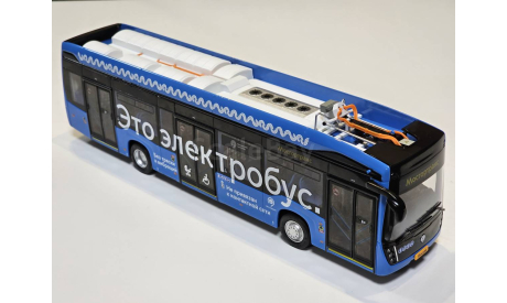 Перевыпуск модели 2024 года!!! Электробус КамАЗ 6282 НефАЗ, масштабная модель, Start Scale Models (SSM), scale43