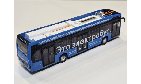 Перевыпуск модели 2024 года!!! Электробус КамАЗ 6282 НефАЗ, масштабная модель, Start Scale Models (SSM), scale43