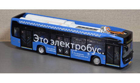 Перевыпуск модели 2024 года!!! Электробус КамАЗ 6282 НефАЗ, масштабная модель, Start Scale Models (SSM), scale43
