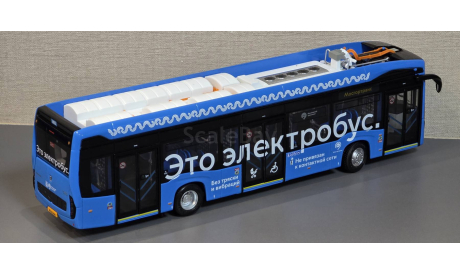 Перевыпуск модели 2024 года!!! Электробус КамАЗ 6282 НефАЗ, масштабная модель, Start Scale Models (SSM), scale43