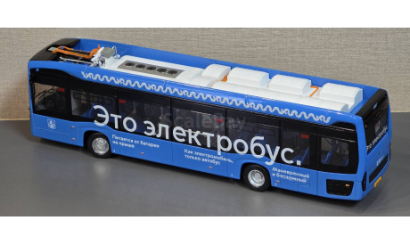 Перевыпуск модели 2024 года!!! Электробус КамАЗ 6282 НефАЗ, масштабная модель, Start Scale Models (SSM), scale43