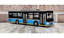 Автобус SunLong голубой, масштабная модель, scale43