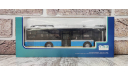Автобус SunLong голубой, масштабная модель, scale43