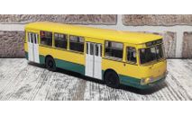 Автобус ЛиАЗ-677 жёлто-зелёный КБ, масштабная модель, Classicbus, scale43