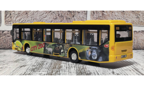 С 1 Рубля! 1:43 Автобус Mercedes Benz Citaro жёлтый, масштабная модель, Mercedes-Benz, Dickie, scale43