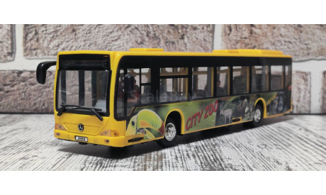 С 1 Рубля! 1:43 Автобус Mercedes Benz Citaro жёлтый, масштабная модель, Mercedes-Benz, Dickie, scale43