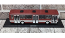 Автобус Лиаз-5256.00 вишнёвый (Liaz 5256), масштабная модель, Classicbus, scale43