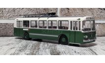 С 1 Рубля!!! Троллейбус ЗиУ-5 зелёный маршрут 1 бортовой 52 ClassicBus КлассикБас, масштабная модель, scale43