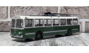 С 1 Рубля!!! Троллейбус ЗиУ-5 зелёный маршрут 1 бортовой 52 ClassicBus КлассикБас, масштабная модель, scale43