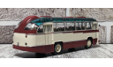 С 1 рубля! Автобус ЛАЗ-695 бежевый с красным, масштабная модель, DiP Models, 1:43, 1/43