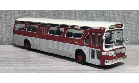 Автобус GM New Look TDH-5301 Fishbowl, масштабная модель, GMC, Hachette, scale43