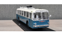 Троллейбус ЗиУ-5 бирюзовый первый выпуск, масштабная модель, Classicbus, scale43