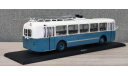 Троллейбус ЗиУ-5 бирюзовый первый выпуск, масштабная модель, Classicbus, scale43