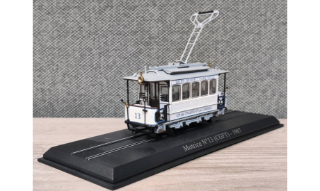 Трамвай! Трамвайный вагон #13, масштабная модель, Atlas, scale87