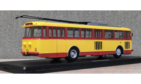 Троллейбус Skoda 9tr жёлто-красный, масштабная модель, Škoda, Start Scale Models (SSM), scale43