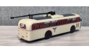 Троллейбус Henschel ÜH III’s бежево-красный, масштабная модель, Grell, 1:87, 1/87