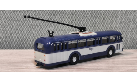 Троллейбус Henschel ÜH III’s синий, масштабная модель, Grell, 1:87, 1/87