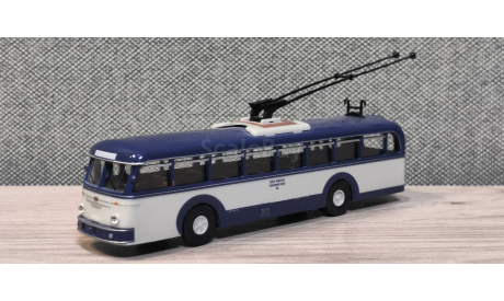 Троллейбус Henschel ÜH III’s синий, масштабная модель, Grell, 1:87, 1/87