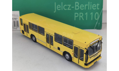 С 1 рубля! Автобус Jelcz Berliet PR-110 ЖЁЛТЫЙ, масштабная модель, DeAgostini-Польша (Kultowe Auta), scale72