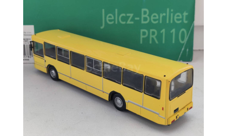 С 1 рубля! Автобус Jelcz Berliet PR-110 ЖЁЛТЫЙ, масштабная модель, DeAgostini-Польша (Kultowe Auta), scale72