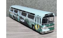 Автобус GM New Look TDH-5301 Fishbowl, масштабная модель, GMC, Busch, scale87