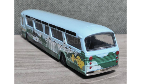 Автобус GM New Look TDH-5301 Fishbowl, масштабная модель, GMC, Busch, scale87