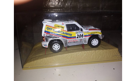 Mitsubishi Pajero Dakar #206, масштабная модель, Norev/DeAgostini, 1:43, 1/43