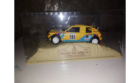 Dakar Peugeot 205 turbo 16 #205 1987, масштабная модель, Norev/DeAgostini, 1:43, 1/43