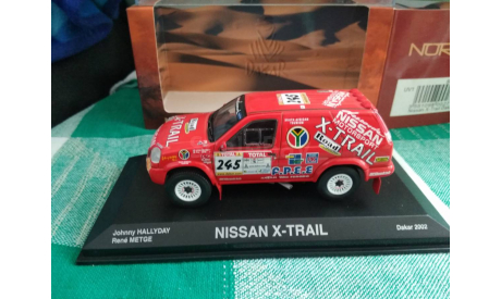 Nissan X-Trail Dakar Hallyday / Metge 2002 #245, масштабная модель, Norev, 1:43, 1/43