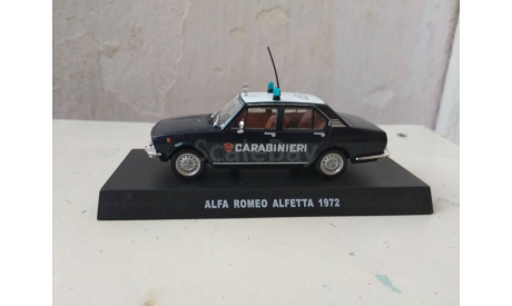 Alfa Romeo Alfetta 1972 Polizei, масштабная модель, Norev/DeAgostini, 1:43, 1/43