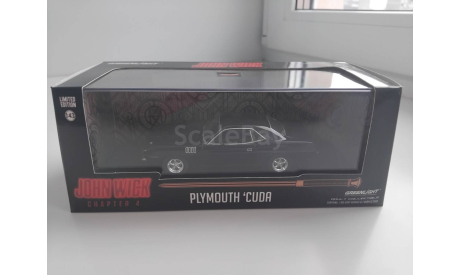 Plymouth Hemi Cuda (1971) John Wick 4 Greenlight 1/43, масштабная модель, Greenlight Collectibles, scale43