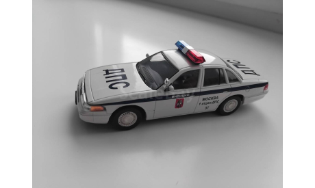 Ford Crown Victoria Милиция ДПС (1993) DeAgostini 1/43, масштабная модель, Автомобиль на службе, журнал от Deagostini, scale43