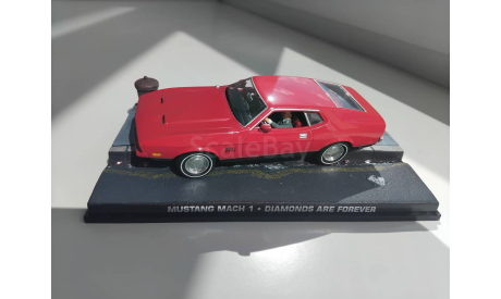 Ford Mustang Mach 1 (1971) Diamonds are forever James Bond 1:43, масштабная модель, The James Bond Car Collection (Автомобили Джеймса Бонда), scale43